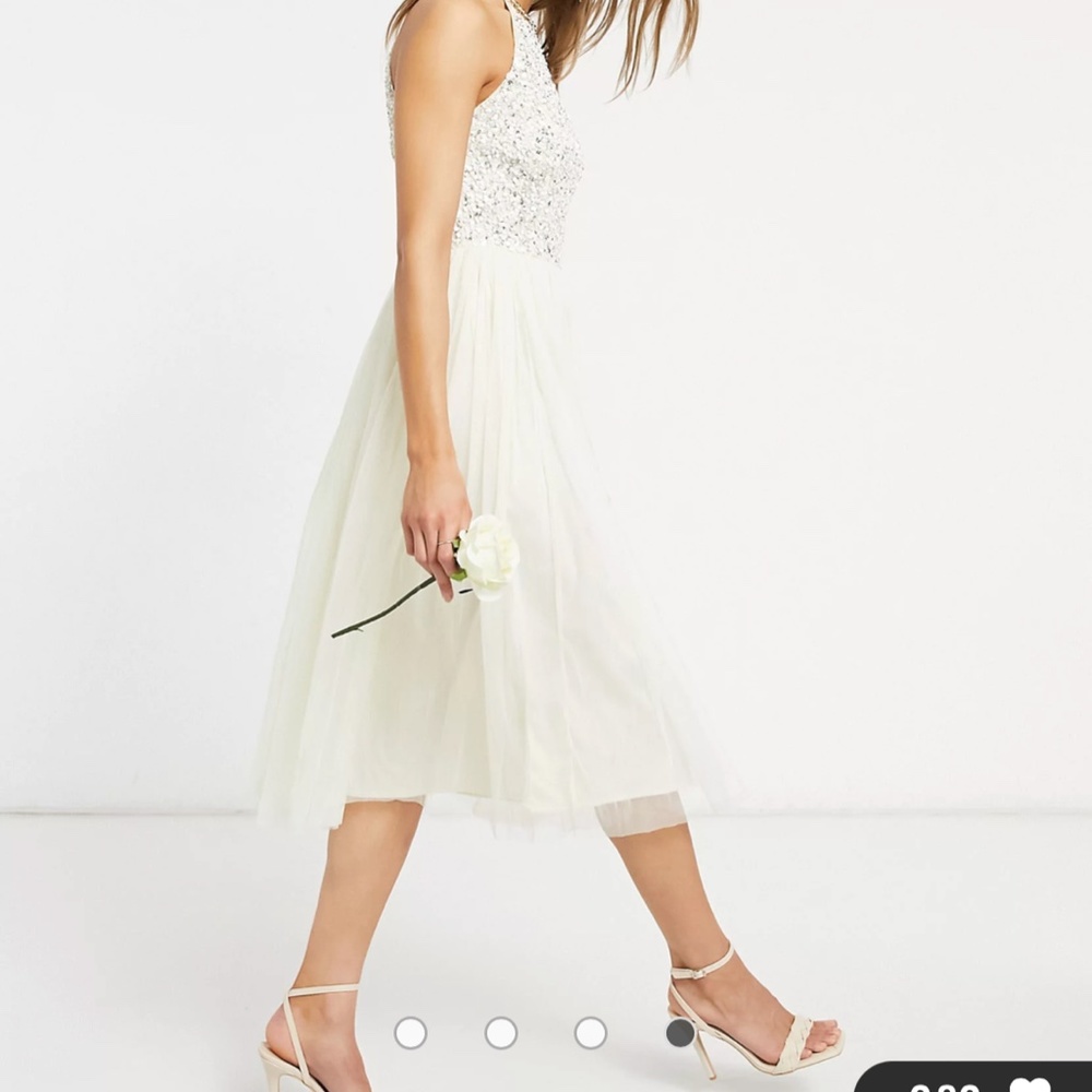 NWT. ASOS wedding rehearsal reception dress - Picture 2 of 6